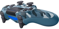 Gamepad Roger DualShock 4 v2 Camo Blue, wireless, për PS4 dhe PC, blu kamuflazh