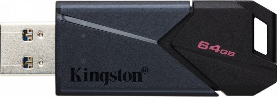 USB Kingston Data Traveler Exodia, 64 GB, e zezë