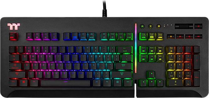 Tastierë Thermaltake Level 20 RGB Black Cherry MX Speed RGB (KB-LVT-SSBRUS-01), US, e zezë