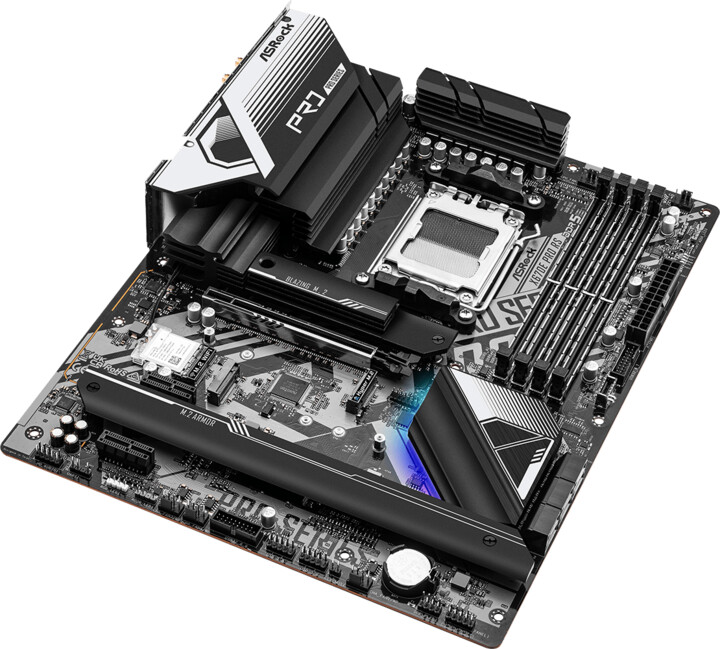 Pllakë amë ASRock X670E PRO RS - AMD X670