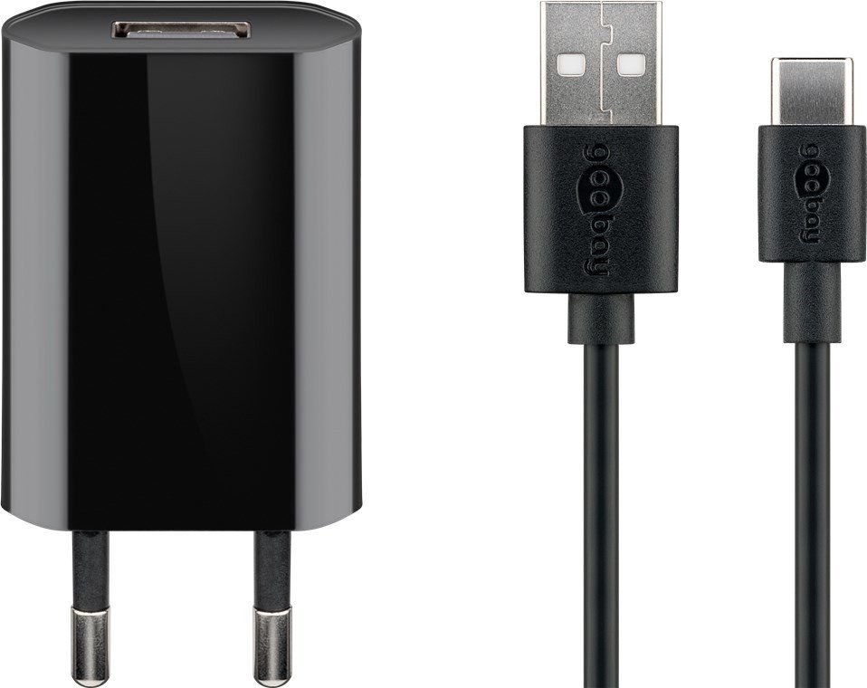Полнач за телефон Goobay 45293, 5W, Micro USB, црн