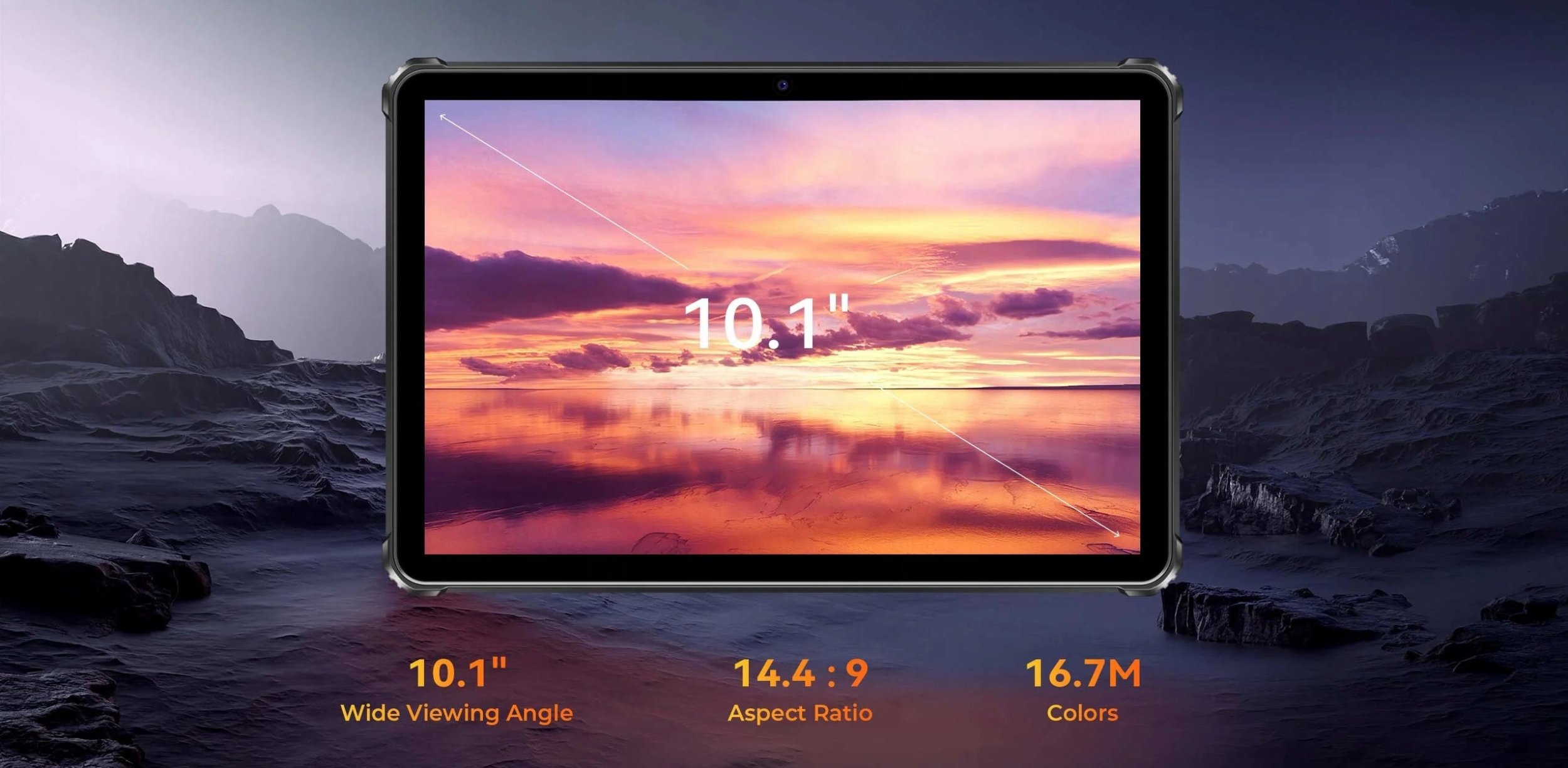 Tablet Oukitel RT9 10.1, 6GB 256GB, 4G, i zi