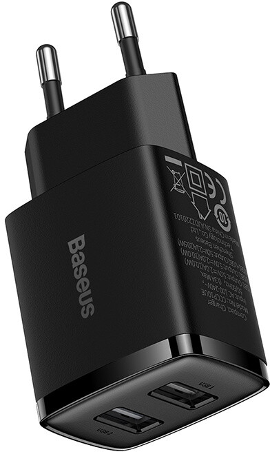 Karikues Baseus, 2xUSB-A, 10.5W, i zi