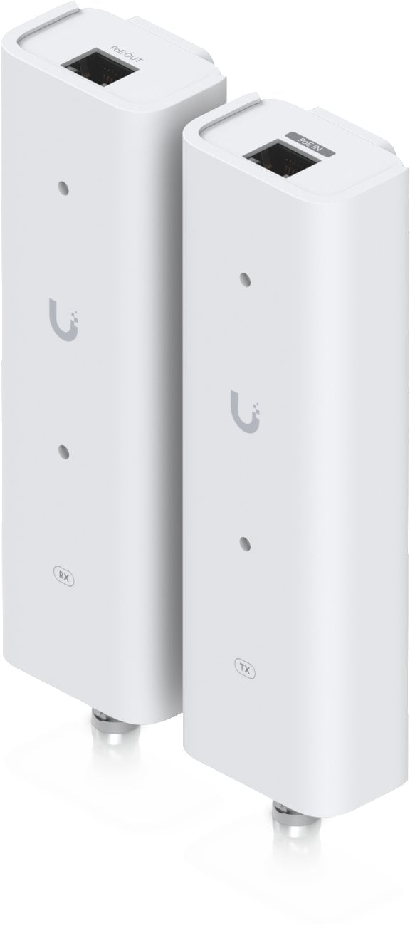 Kit PoE Ubiquiti Networks PoE Over 2 Wire Retrofit Extender, transmetues dhe marrës, për rrjet PoE mbi 2 përçues