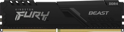 Memorie Kingston Fury Beast, DDR4, 16 GB, 3600 MHz, CL18, KF436C18BB/16