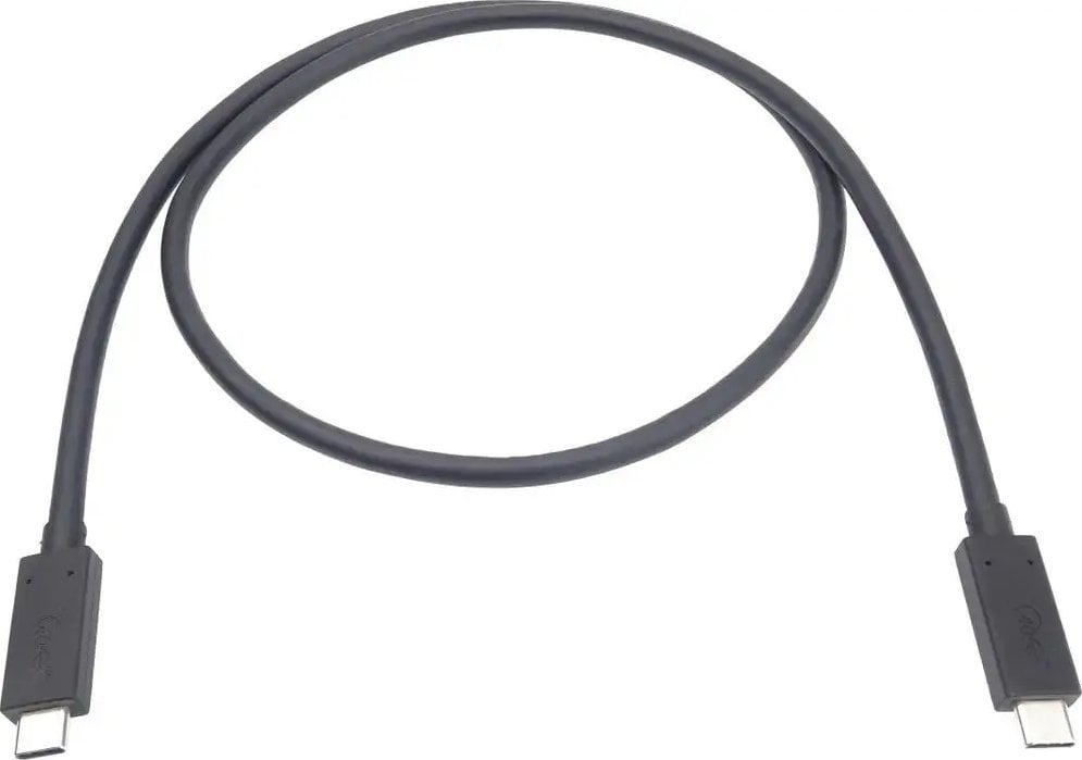 Kabllo USB PremiumCord ku4cx05bk, USB4 USB C në USB C, 0.5 m, e zezë