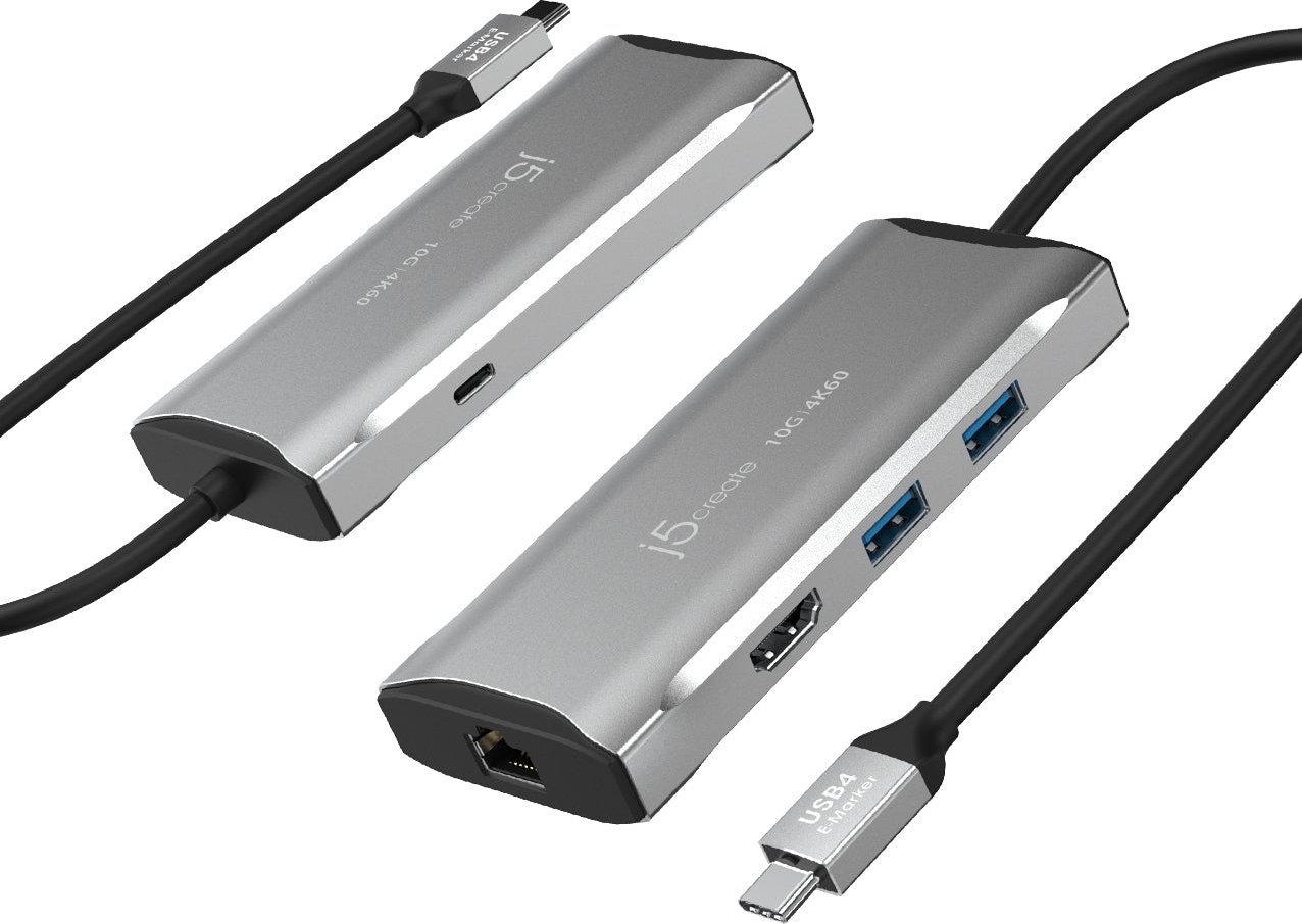 Dock USB C J5create JCD392, 4K 60Hz, 10Gbps, Space Grey