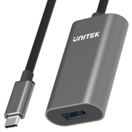 Konvertues Unitek USB C - USB (U304A), i argjendtë