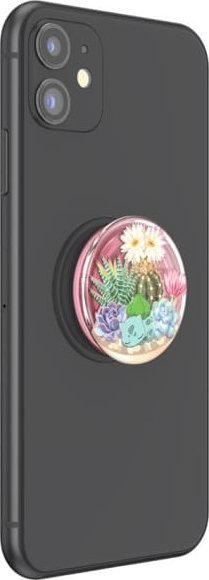 Mbajtëse telefoni PopSockets Bulbasaur Terrarium PopGrip, ngjitëse, shumëngjyrëshe