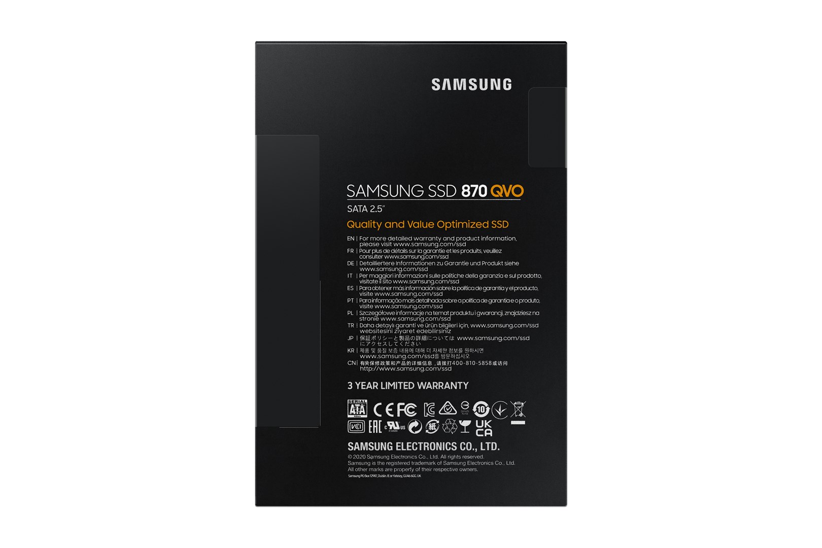 Disk SSD Samsung 870 QVO, 2.5", 2TB, SATA