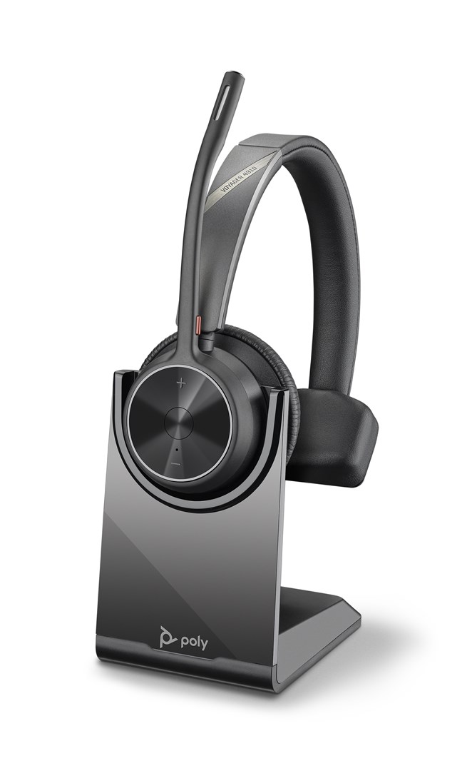 Kufje Poly Voyager 4310 UC, Bluetooth, të zeza