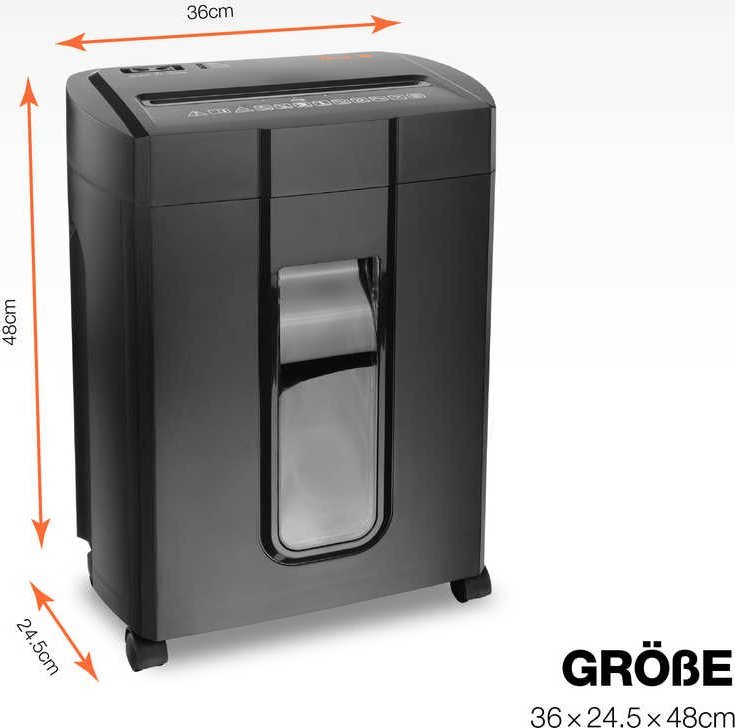 Shredder letre Peach PS500-70OP, 14 fletë, 18L, i zi