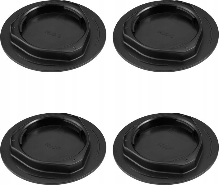 Kapak lente JJC për Sony E Mount, set 4 copë, i zi