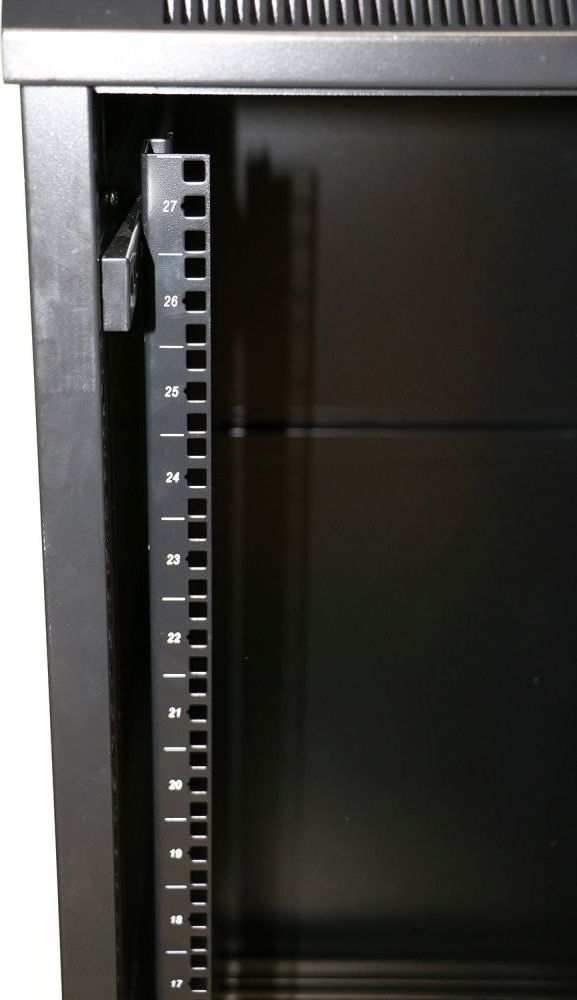Kabinet rack qëndrimor ExtraLink 19" 27U EX.11366, metalik, me derë xhami
