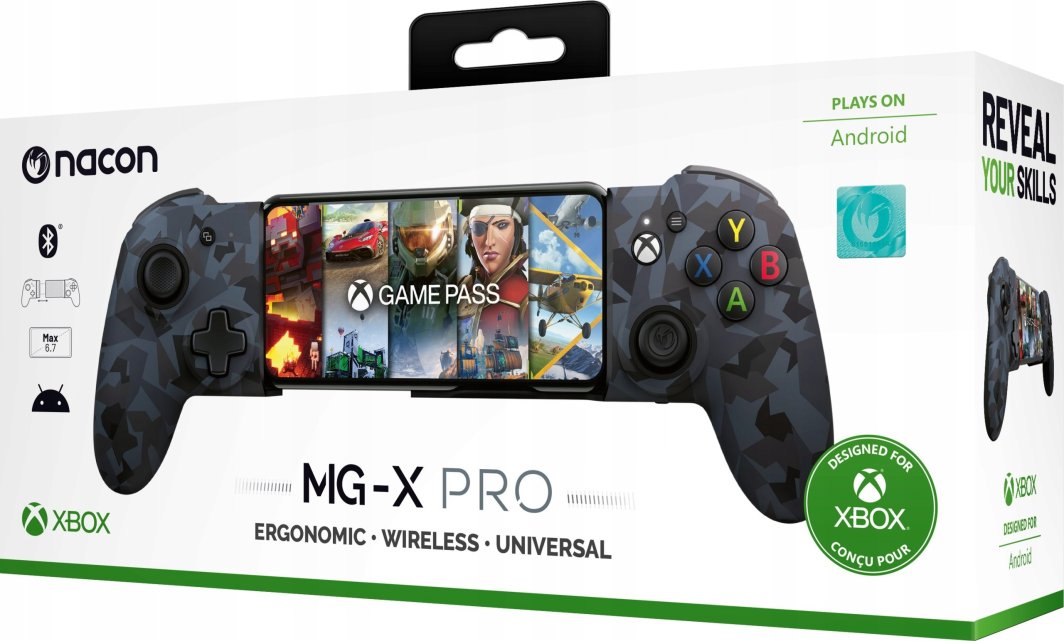 Kontroller BigBen Nacon Xbox Holder MG-X Pro, wireless