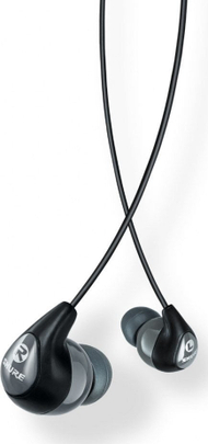 Kufje Shure SE112 GR, in ear me kabllo, izolim zëri 37 dB, gri e zezë