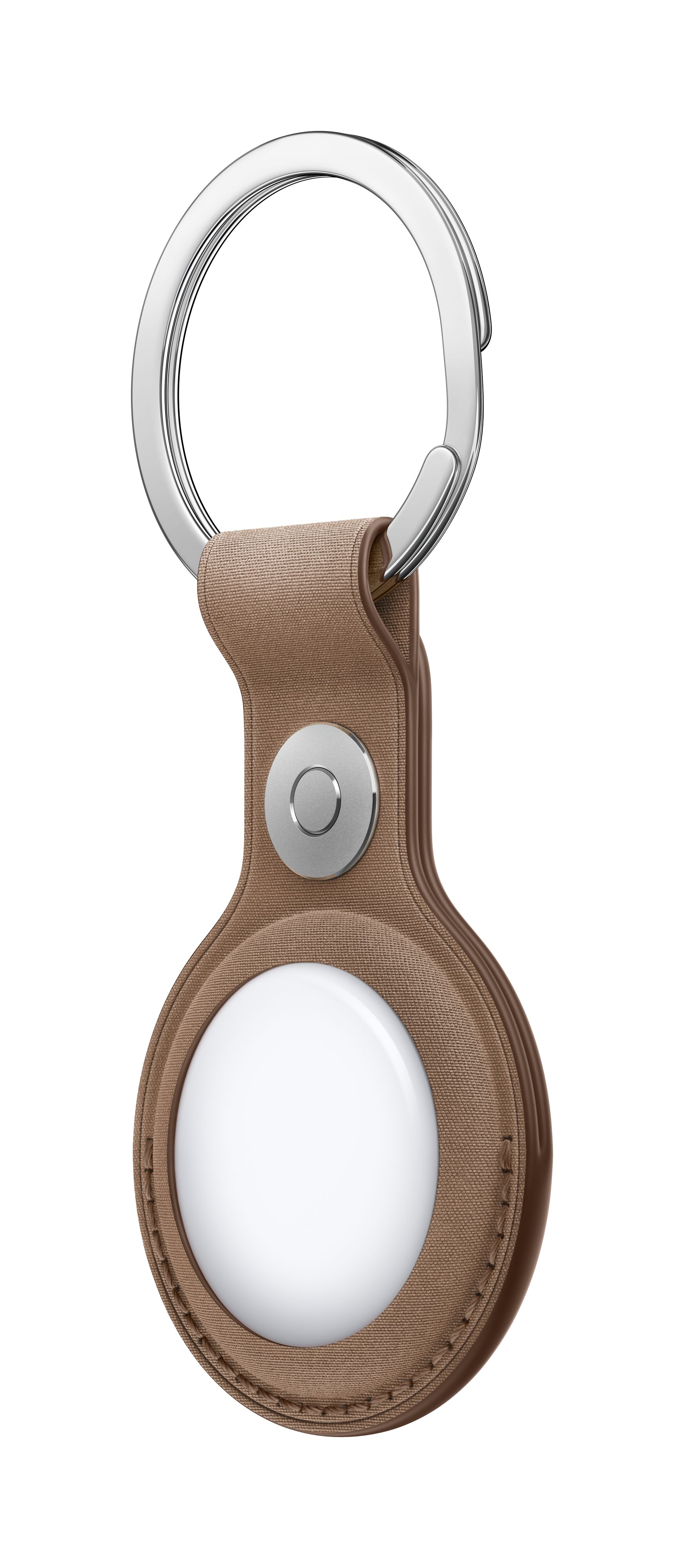 Apple AirTag FineWoven Key Ring, Taupe