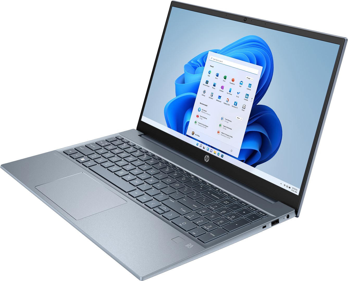 Laptop HP Pavilion 15-eh3144nw, 15.6", AMD Ryzen 5, 16 GB RAM, 512 GB SSD, i kaltër