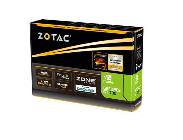 Kartelë grafike Zotac GeForce GT 730 2GB NVIDIA GDDR3
