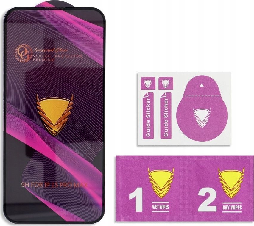 Заштитно стакло OG Premium за Xiaomi Redmi Note 13 5G и Note 13 Pro 4G, црна рамка