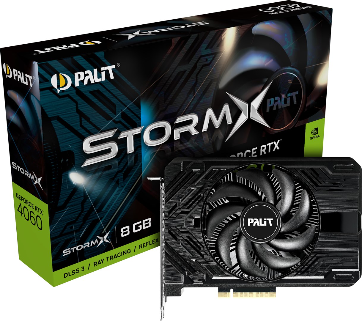 Kartë grafike PALiT NVIDIA GeForce RTX 4060, 8 GB GDDR6, NE64060019P1-1070F