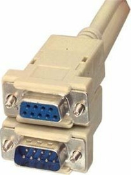 Kabllo ProXtend RS232 DB25 në DB9, 1.8m, bezhë