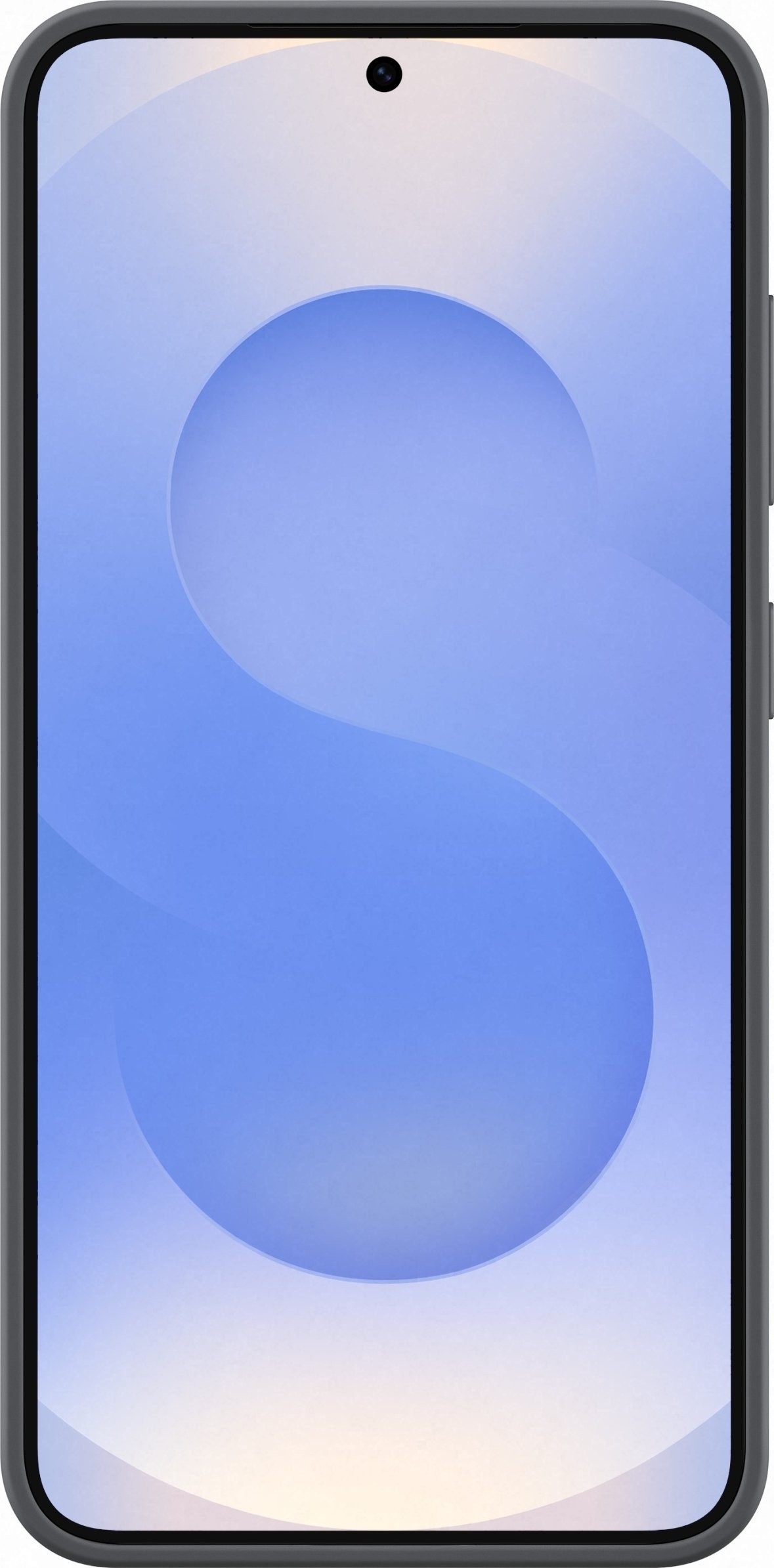 Kapak silikoni Samsung për Galaxy S25, i hollë, i zi