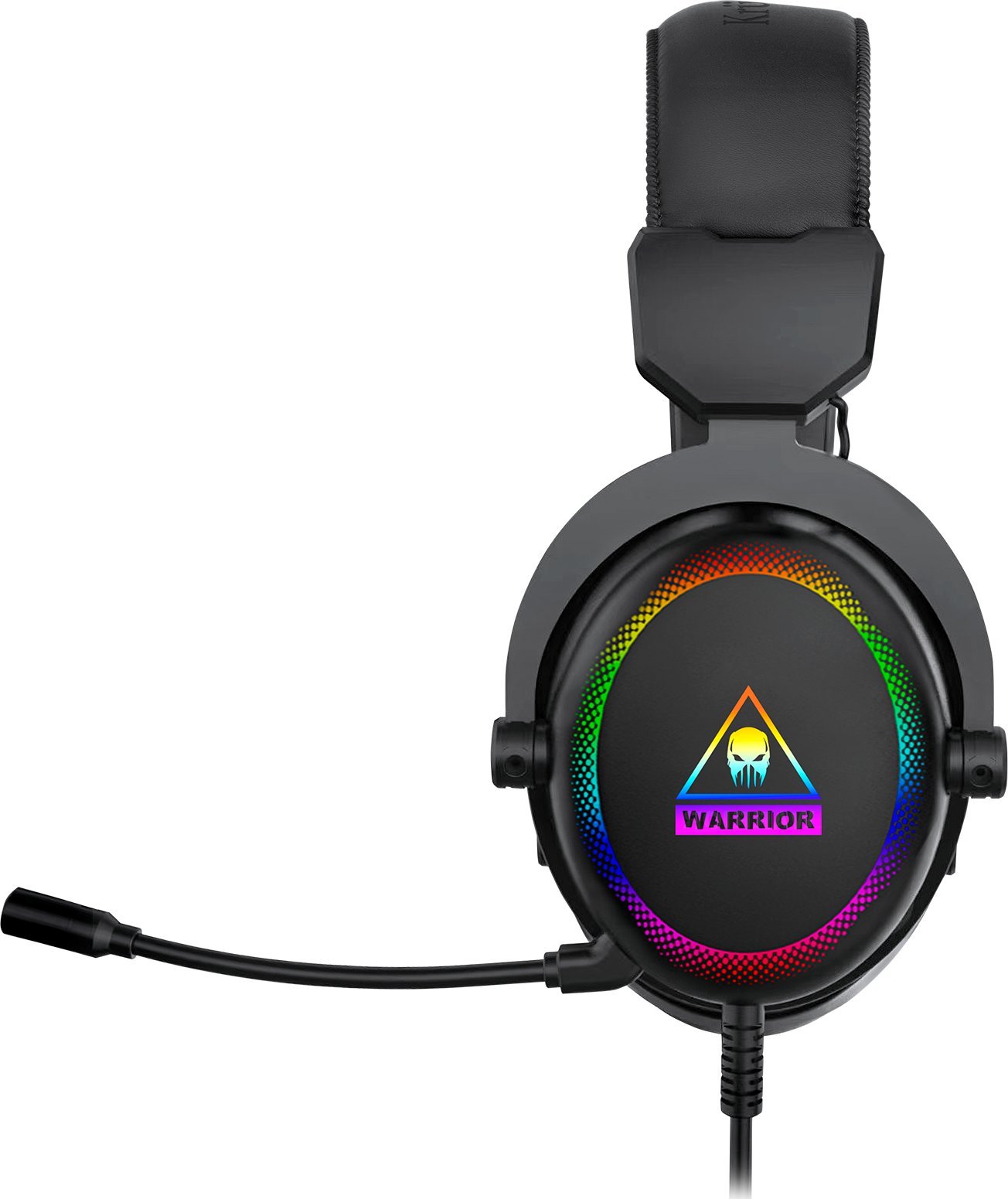 Kufje gaming Kruger&amp;Matz GH, USB, RGB, me mikrofon, set 2 copë, të zeza