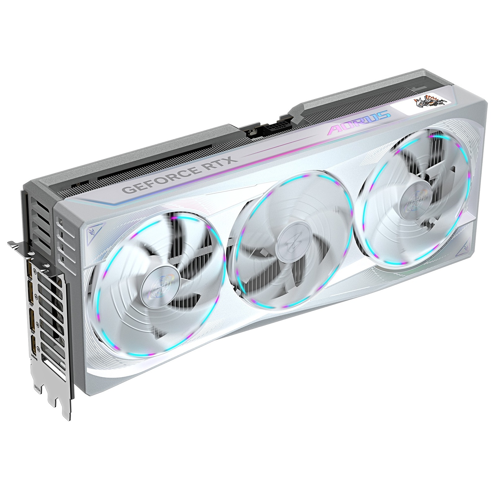 Kartelë grafike GIGABYTE AORUS GeForce RTX 5090 MASTER ICE, 32GB GDDR7, e bardhë 