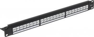 Patch panel Delta PP-24 RJ FX 6C, 24x RJ45, 1U 19", i zi