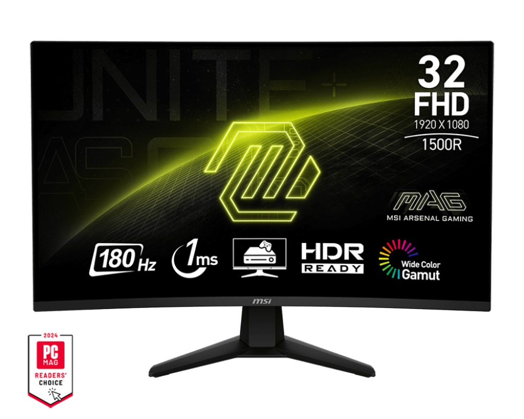 Monitor MSI MAG 32C6, 31.5", Full HD, 180Hz, 1ms, i zi 