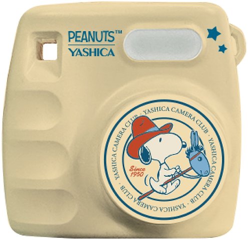 Aparat fotografik dixhital Yashica X Peanuts Mini, ekran 2.4", video Full HD, krem