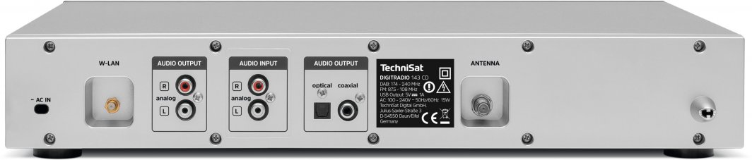 Radio TechniSat DigitRadio 143 CD, e argjendtë