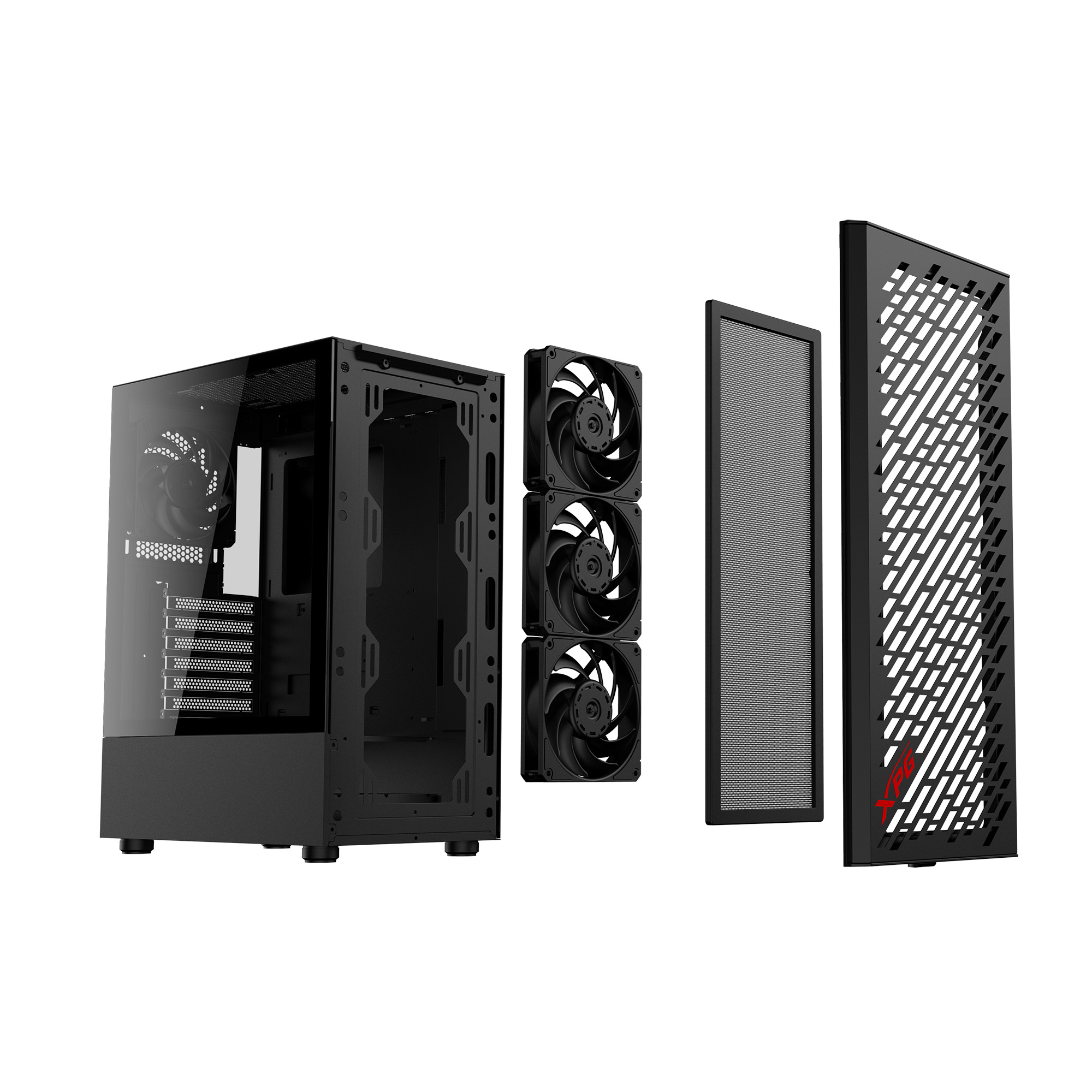 Kasë për PC Adata XPG VALOR AIR, e zezë