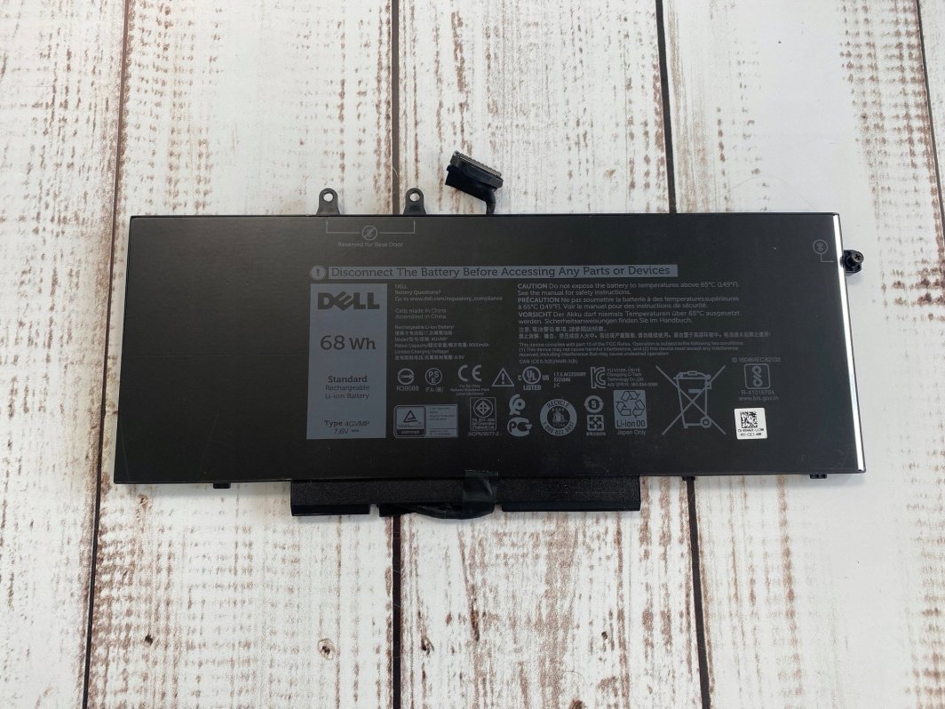 Bateri për laptop Dell 4C, 68WHr, Li-Ion, e zezë