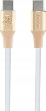 Kabllo karikimi Guess Gucclalrgdd, USB C në USB C, 1.5m, e artë