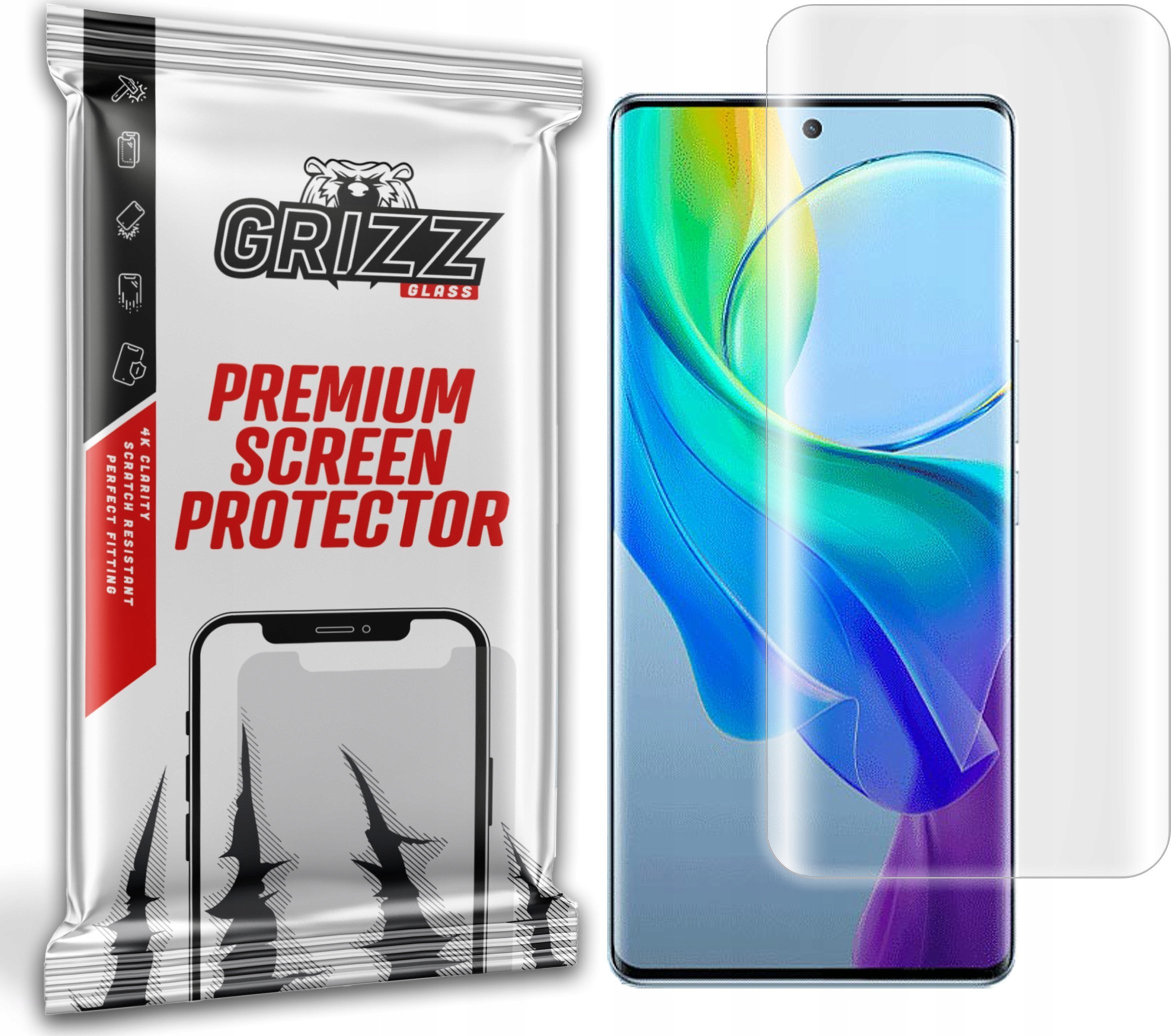 Mbrojtëse ekrani GrizzGlass Hydrofilm, hydrogel për Vivo Y78+, transparente