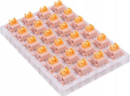 Swiçe mekanikë Redragon A113 QL Bullet, set 24 copë, 3 pin, transparent