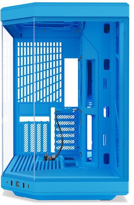 Kase kompjuteri HYTE Y70, MIDI Tower, xham panoramik, blu