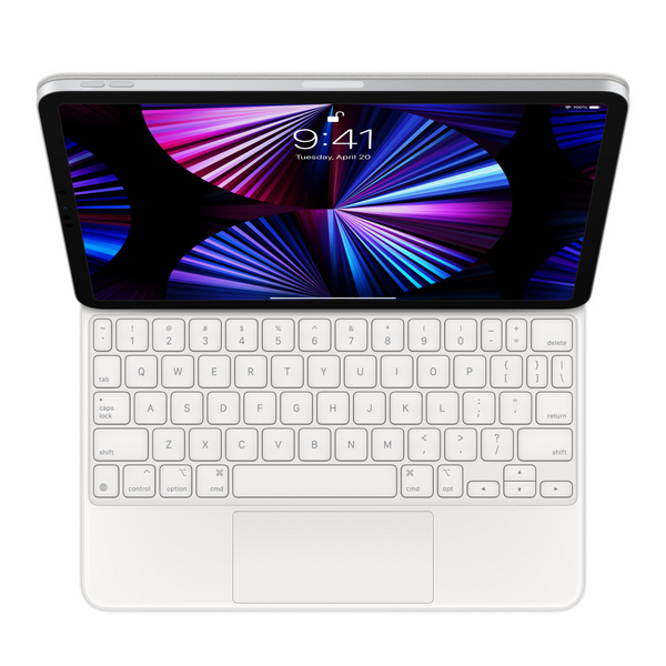 Apple Magic Keyboard for iPad Air 4/5 and iPad Pro 11-inch (3rd), International English, White