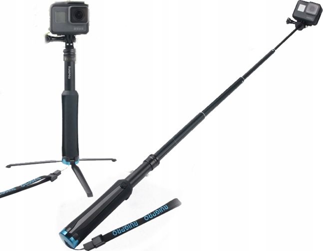 Tripod Ruigpro Grip 2in1 Selfie, për Gopro / Sjcam / Xiaomi / Dji Osmo Action