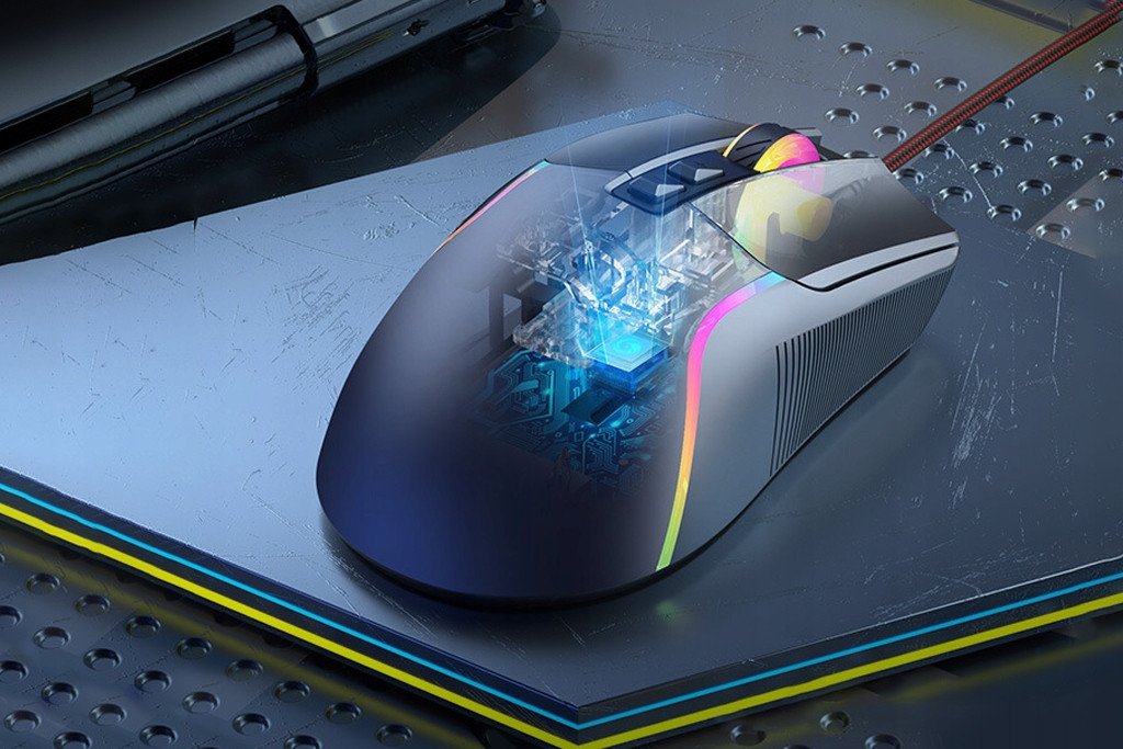 Maus gaming Marvo Scorpion M292 Capo 20, USB, RGB, i bardhë