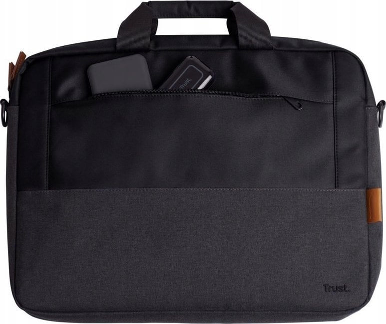 Çantë për laptop Trust Lisbon, 16", material i ricikluar, e zezë