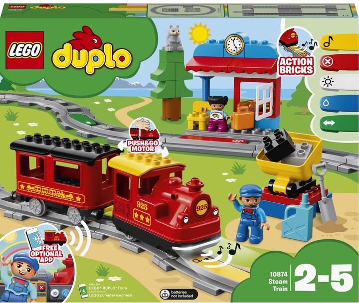 Сет LEGO® DUPLO® Town 10874 Steam train