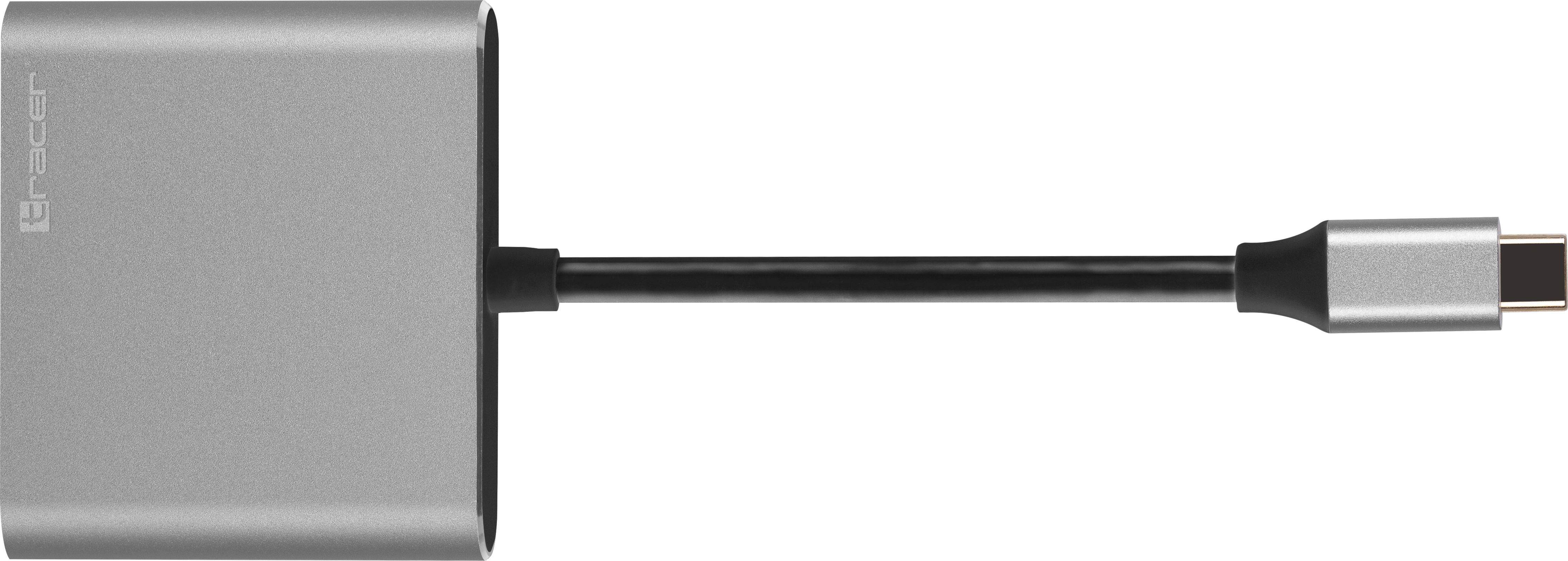 Docking station Tracer A-1, USB-C, HDMI, gri