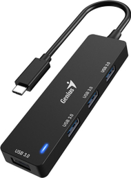 Genius USB конвертор, USB 3.0, UH-400, црна
