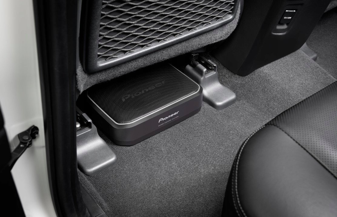 Subwoofer aktiv Pioneer TS-WX140DA, 170W, kompakt me telekomandë bas, i zi