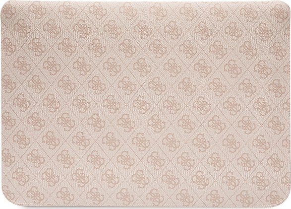 Futrollë laptopi Guess 4G Smooth, 13/14", PU, rozë