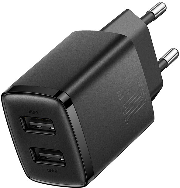 Karikues Baseus, 2xUSB-A, 10.5W, i zi