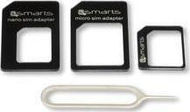 Set adapterësh SIM 4smarts, 3 copë, nano dhe micro SIM, i zi